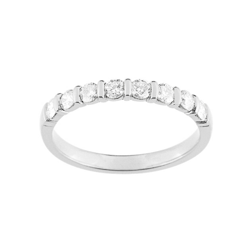 0.40 Karat Halbkreis Balkenfassung Ring