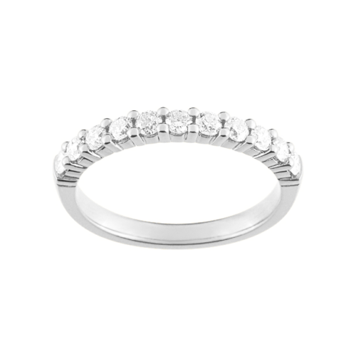 0.50 Karat Halbkreis Krappenfassung Ring