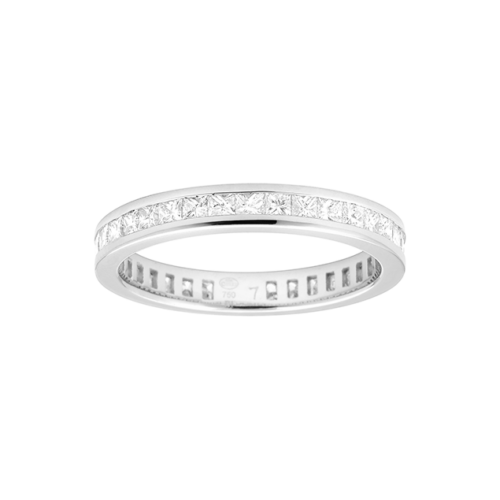 1 Karat Prinzess Memoire Ring