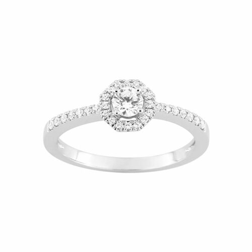 Diamant Verlobungsring Weißgold