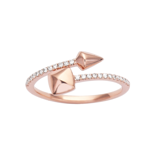roségold diamantring