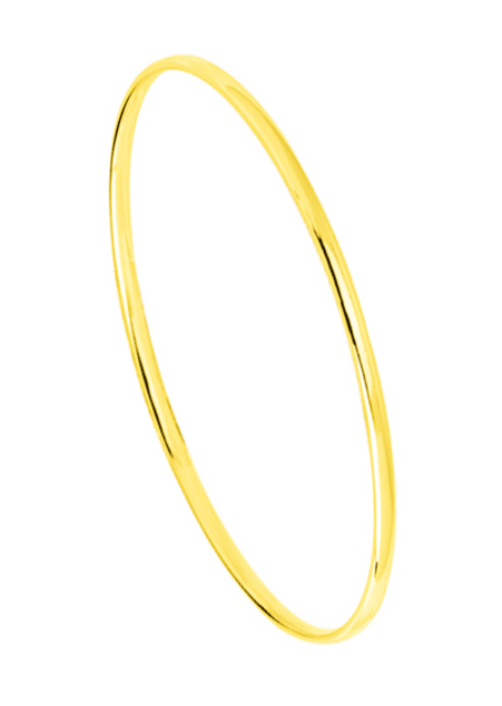 2.2mm Ovaldraht Massiv Gold Armband