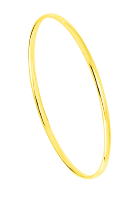 3.2mm Ovaldraht Massiv Gold Armband