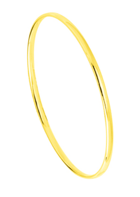 4.5mm Ovaldraht Massiv Gold Armband