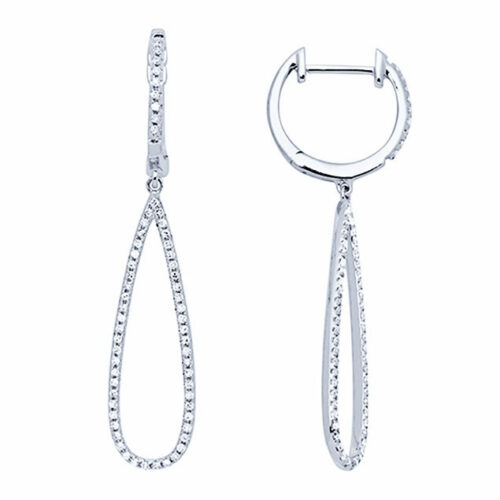 Ohrhänger diamanten Weißgold