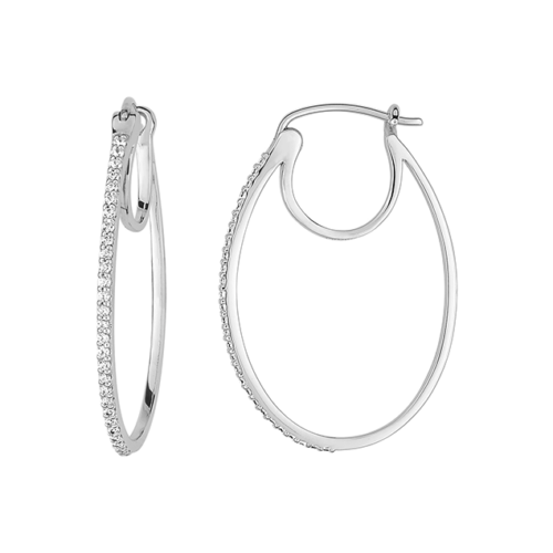 ohrringe diamant Weißgold