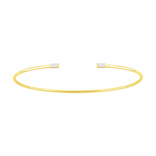 Armband mit zwei Baguette-Diamanten