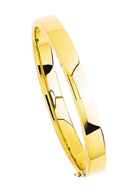 8mm Rechteckdraht Offen Armband