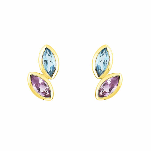 Amethyst Topas Ohrringe