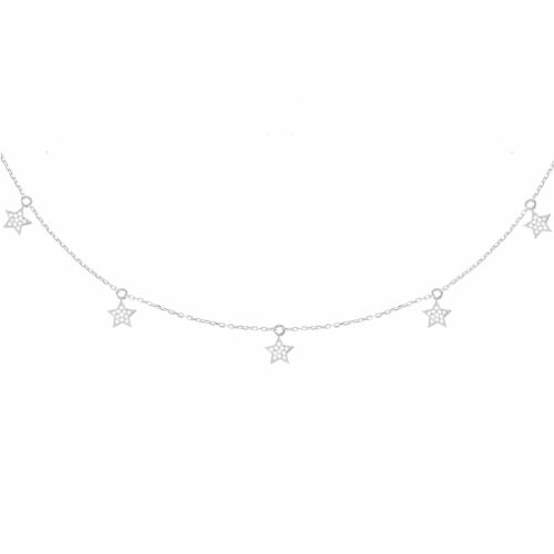 Diamant Stern Halskette