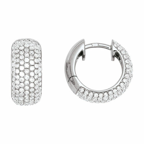 Weißgold diamant ohrringe