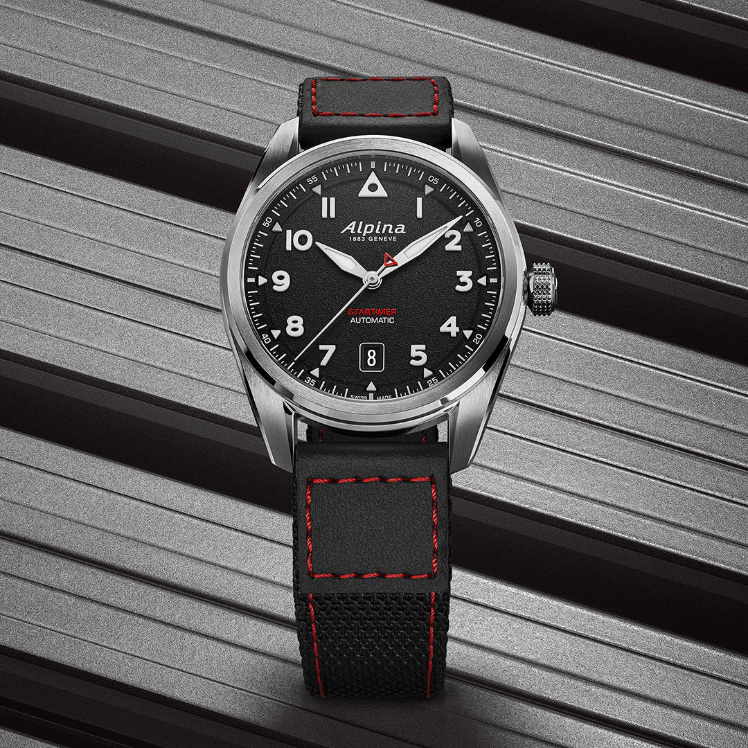 Alpina Pilot Automatic Uhr AL-525BW4S36 – Bild 2