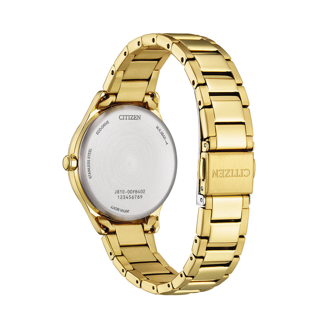 Citizen Eco Drive Goldene Uhr FE6122-64A – Bild 3