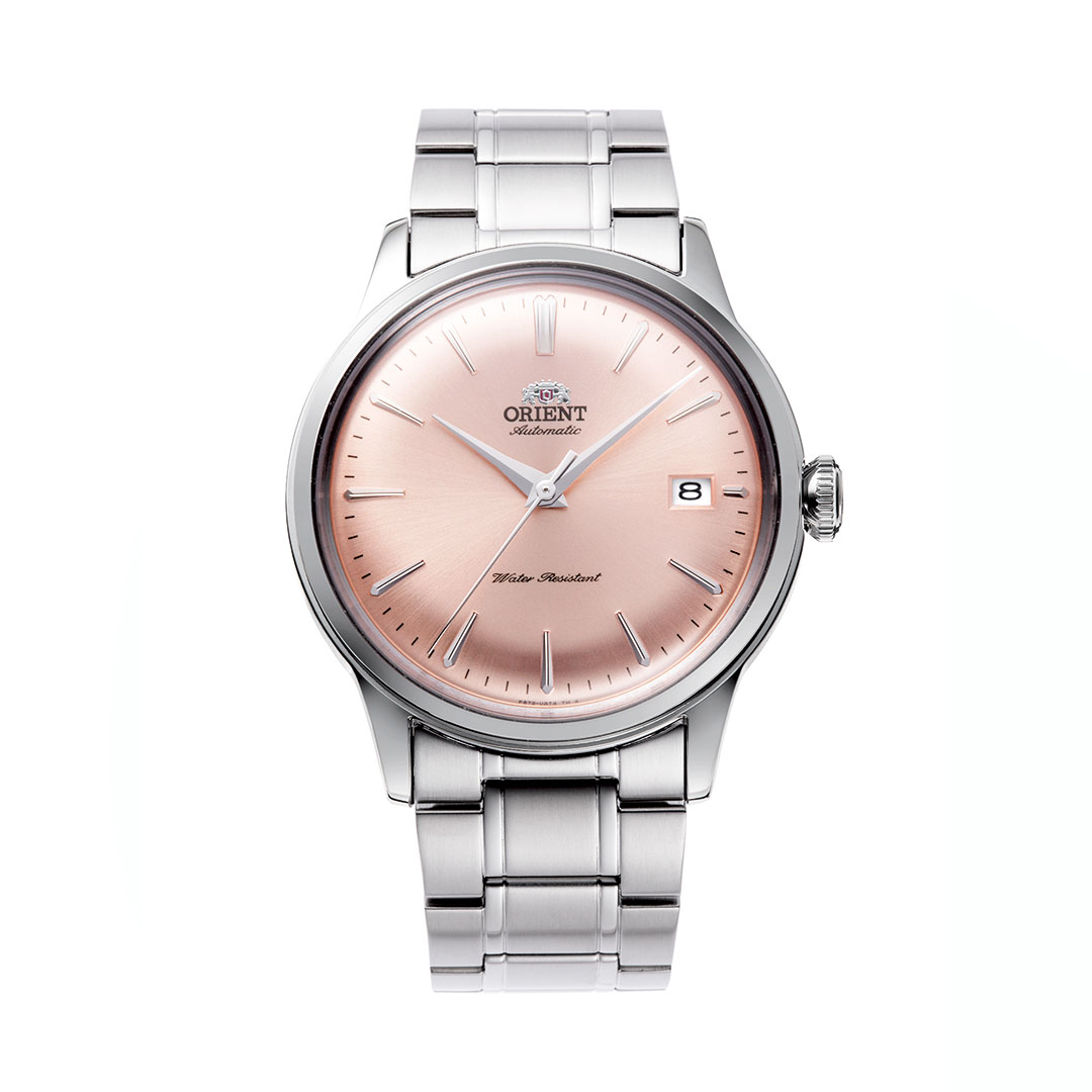 Orient Bambino Rosa Zifferblatt Edelstahl Uhr RA-AC0M11Y